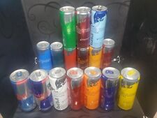 LOT OF 16 Red Bull Discontinued Flavor And Regular 12oz Cans Only 1 Opened AB picture