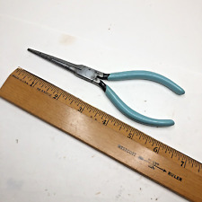 Vintage Utica Tools 777-6 6”Long Precision Needle Nose Pliers Vinyl Grips (USA) picture