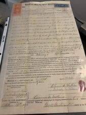 1871 Mortgage Deed Cheshire County New Hampshire Clarence Watkins To John Steele picture