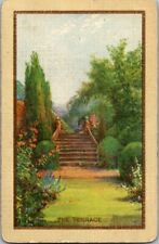 The Terrace. Named Linen Swap Playing Card. picture