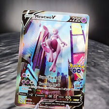 Mewtwo V NM 072/078 Alternate Art Ultra Rare - Pokémon GO Card 🎴 picture