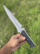 Handmade RE4 Krauser's Knife, Tactical Knife, D2 Steel Bowie knife, With Sheath picture