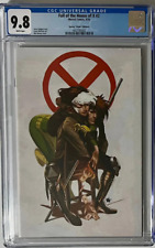 FALL OF THE HOUSE OF X #2 BEN HARVEY Virgin Variant CGC 9.8 ~Rogue & Gambit picture