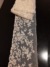 Antique Heirloom Ivory French Alencon Lace Trim picture