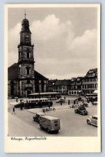 Vintage Postcard Erlangen Hugenottenplats Germany picture