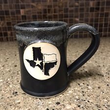 Grey Fox Pottery Stoneware Texas State Drip Glaze Mug/Cup: USA picture