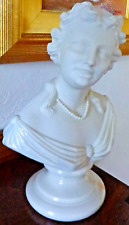 VTG C1965 RARE BELLEEK BUST OF JOY CLYTE WEARING PEARLS SPECIAL ORDER PERFECT picture