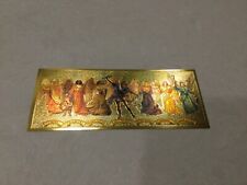 7 Archangels - 7 Acangeles - Gold Color Wallet billl - Money & Protection 1 pc picture