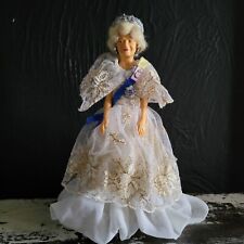 Vtg Peggy Nisbet Queen Elizabeth The Queen Mother In Evening Dress No Box #P425 picture
