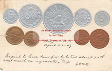 Mexico Coin Postcard, Cap & Rays 1904 Peso, 1906,  I.G. Hatton No 3488 picture