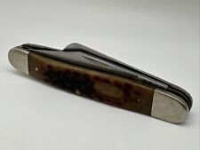 Case XX Tested Razor Edge 6347 HP SSP Red Bone Pocket Knife picture