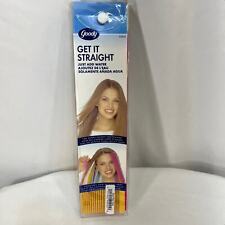 Vintage Goody Get It Straight Hair Straighteners Strips No Heat 4 Pack New NOS picture