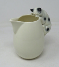 Vintage Erphila Fayence Germany Ceramic Milk Creamer Pitcher Cat Handle 414/11 picture