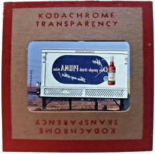 Kodachrome Red Border Slide | *1949* PIUMA PORT WINE Billboard Sign Ad picture