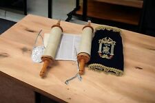 Judaica Large sefer torah Scroll Book Hebrew Bible & yad pointer israel gift picture