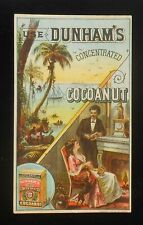 1880s VTC Dunham's Concentrated Cocoanut Manufacturing Co. Packages St. Louis MO picture