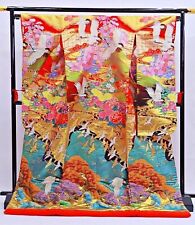 Japanese Kimono Uchikake Wedding Pure Silk japan 1669 picture