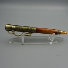 LEVER ACTION RIFLE PEN with COCOBOLO BARREL and ANTIQUE BRASS TRIM picture