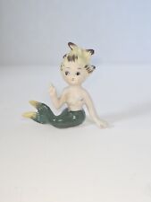 Vintage 1950s Bradley Japan Mermaid Bisque Ceramic picture