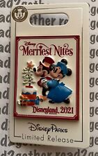 Disney Pin Disney Merriest Nites Disneyland 2021 Mickey and Minnie picture