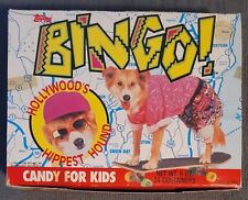 Vintage 1991 Bingo Dog Movie Candy Containers Topps Full BOX 24ct. picture