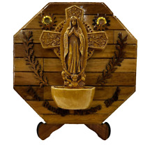 Virgin Mary of Statue Solid olive Wood Carved picture