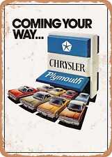 METAL SIGN - 1974 Plymouth Spring Models Portfolio from Chrysler Corporation picture