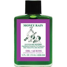 Aceite Lluvia de Dinero Verde / Money Rain Oil Spiritual Ritual Green 1/2 oz picture