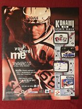 Pittsburgh Penguins Jaromir Jagr NHL Blades Of Steel Video Game 1999 Print Ad picture