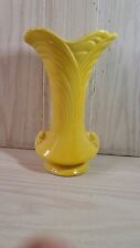 Vintage McCoy Vase Yellow 9