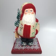 Ino Schaller Germany for Lord & Taylor 2003 Papier Mache Santa 10.5