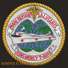 USS MERCY AH-19 USNS T-AH-19 PATCH US NAVY HOSPITAL SHIP PORT OF LOS ANGELS picture