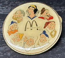 Vintage Snow White 7 Dwarves McDonald’s Disney Pin 1989 picture