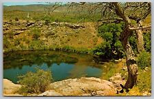 Montezuma Well Camp Verde Arizona Castle National Monument Reflection Postcard picture