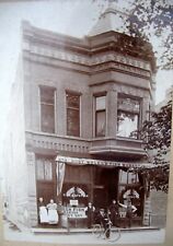 Ca 1900 Cabinet Photo Gust Wolke’s Fresh Fish & Oyster Market Family Business picture