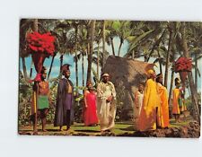 Postcard Hawaiian Pageantry Days of Old Hawaii USA picture
