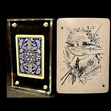 c1890 Rare Joker APCC Antique Playing Cards Historic Kalamazoo Longley Single picture