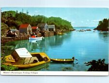 Postcard - One of Maine's Picturesque Fishing Villages picture
