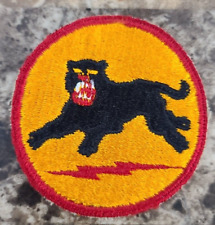 Original WW-2 Era Old 66th Infantry Division Cut Edge, White Back Patch-Variant picture
