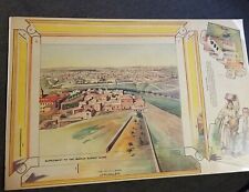 1907 Jerusalem The Holy Land Paper Model Tableaux J V Sloan & Co Boston Globe picture
