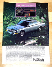 1988 Jaguar XJ6 Sedan Original Magazine Advertisement Small Poster picture
