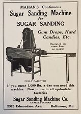 1927 AD.(XG15)~SUGAR SANDING MACHINE CO. BALT.. MD. HARD CANDY SUGAR SANDING picture