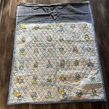 Vintage 1983 Robert Kane Character Quilted Blanket 42x54” Sleeping Bag picture