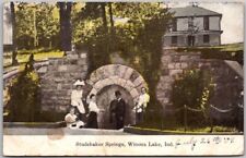 POSTCARD Studebaker Springs, Winona Lake, Indiana July 2. 1909 picture