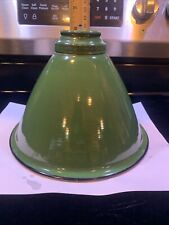 GORGEOUS 6” Tall Smooth Emerald Green w Black Bottom Trim. It’s A Beauty. picture