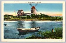 Picturesque Cape Cod Linen Vintage Postcard picture
