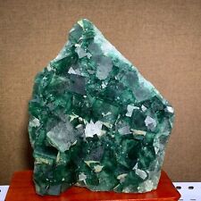 9.67LB Natural Cube Fluorite Quartz Crystal Cluster Mineral Specimen picture