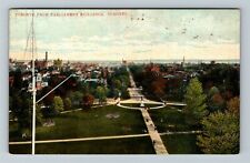 Toronto Canada, Bird's Eye City View From Parliament, c1907 Vintage Postcard picture
