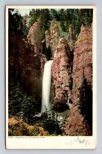 Yellowstone National Park, Tower Falls, Series #7757 Vintage Souvenir Postcard picture