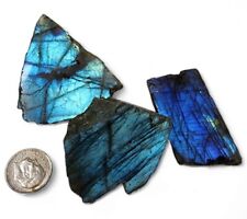 Blue Labradorite Faced Pieces Madagascar 114 grams picture